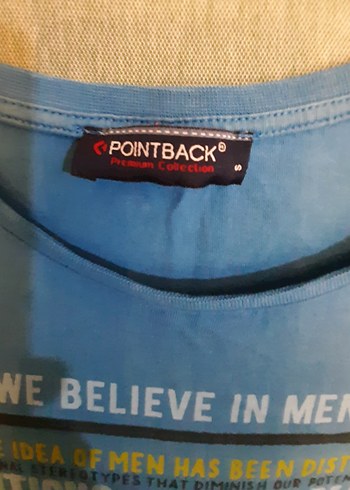 Erkek Mavi Baskılı Tişört - Görsel 4