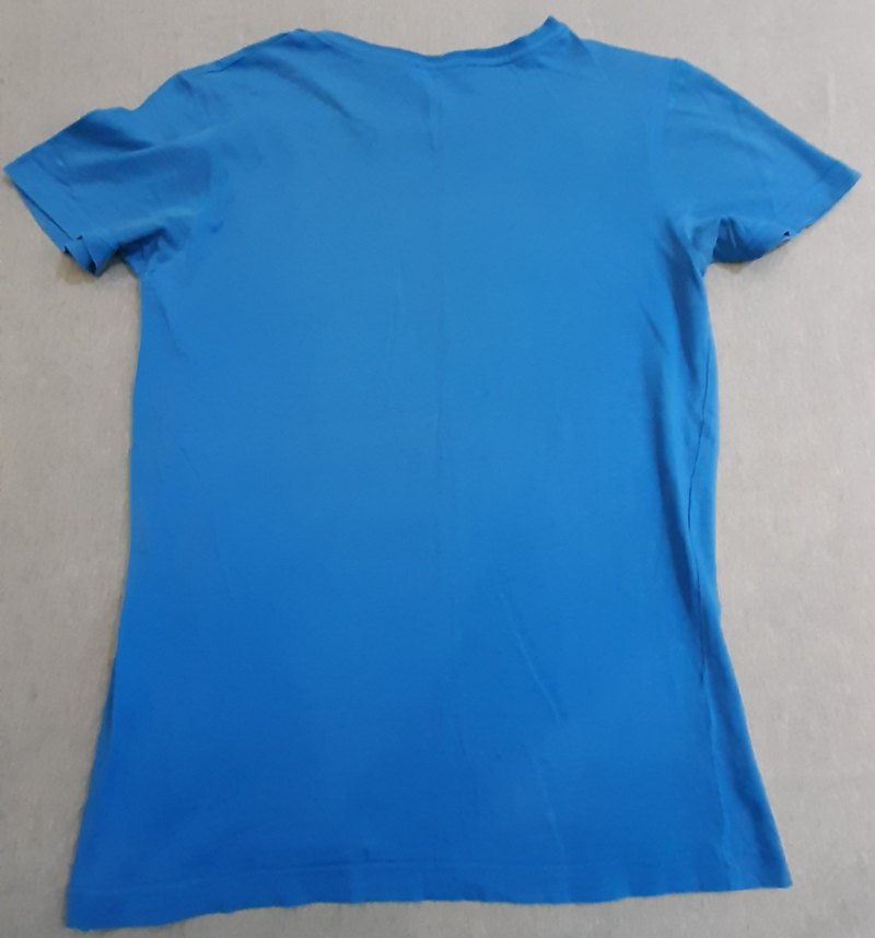 Erkek Mavi Baskılı Tişört - Görsel 2