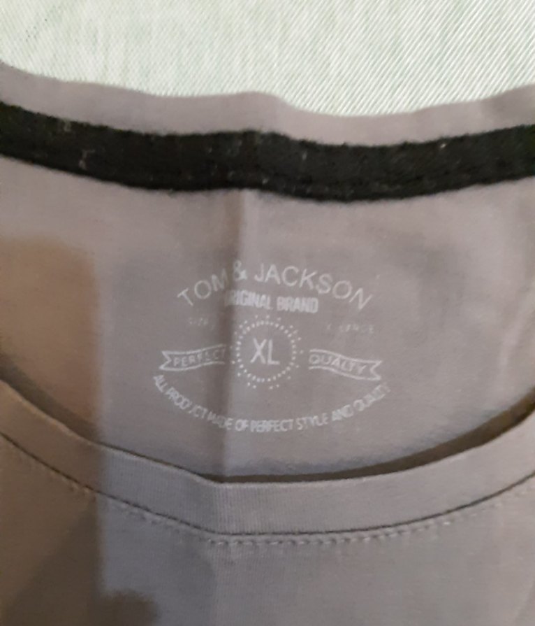 Gri Baskılı Erkek Tişört - Görsel 4