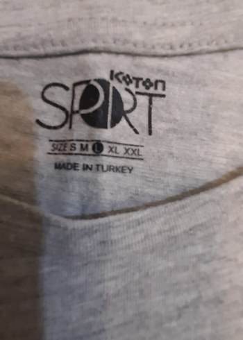 Gri Erkek Tişörtü, Kısa Kollu, Baskılı - Görsel 4