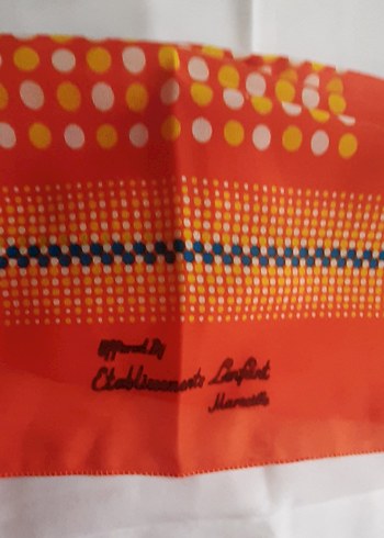 Turuncu Uzun Kadın Şal - Görsel 4