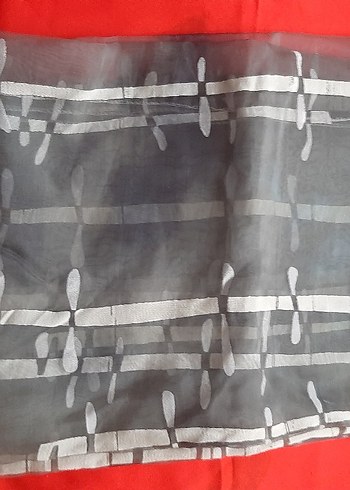 İpek görünumlü şifon Fular/ Şal - Görsel 4