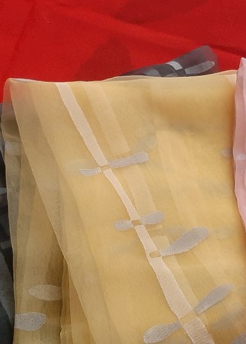 İpek görünumlü şifon Fular/ Şal - Görsel 7