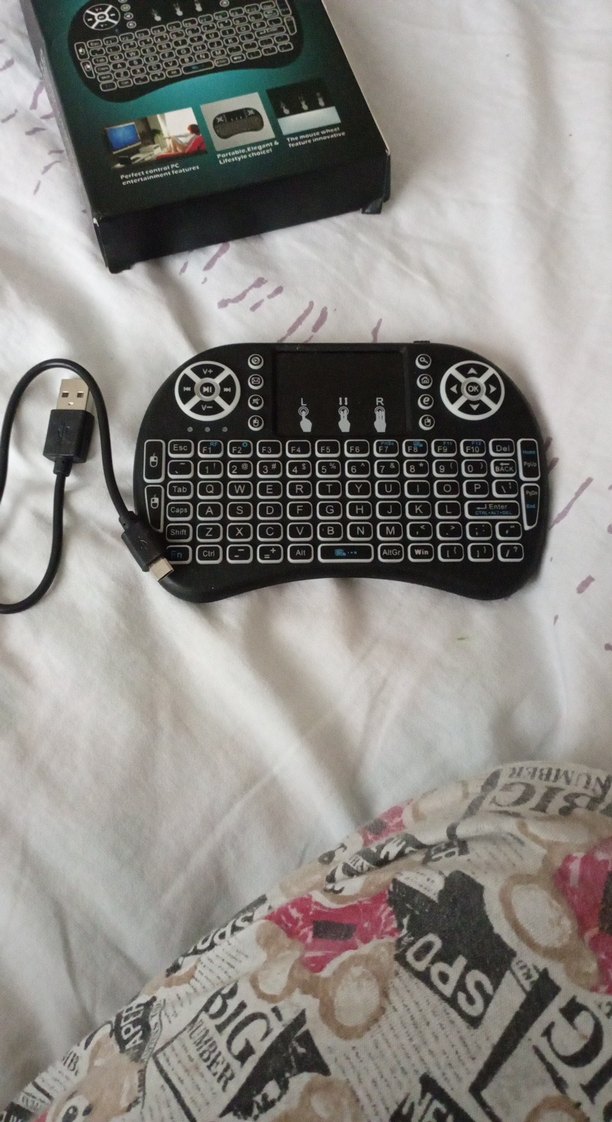 Kompakt Mini Kablosuz televizyon klavyesi - Görsel 4