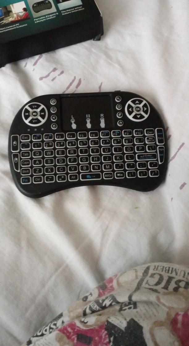 Kompakt Mini Kablosuz televizyon klavyesi - Görsel 3