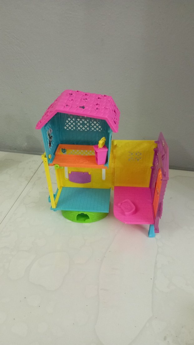 Renkli Pembe Oyuncak Ev polly pocket - Görsel 2