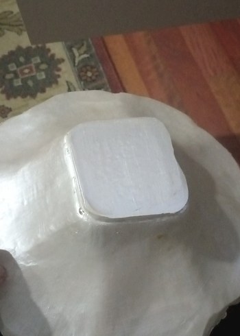 Vintage Beyaz Çiçek Desenli Tabak - Görsel 3