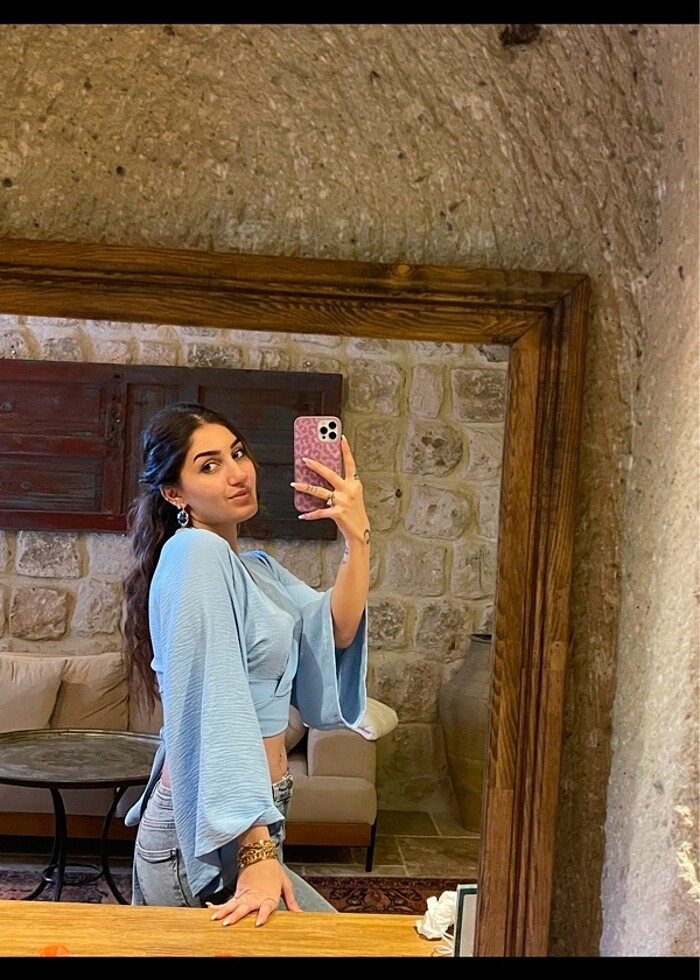 Crop salaş keten - Görsel 2