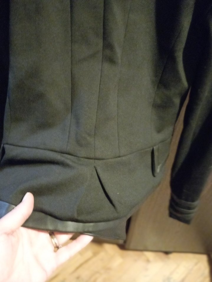 Siyah Deri Kemerli Kadın Ceket - Görsel 3