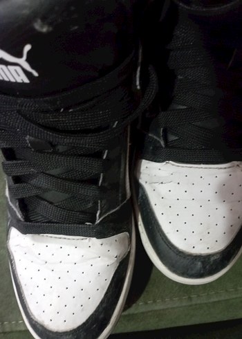 Erkek Siyah Beyaz Puma Spor Ayakkabı - Görsel 2