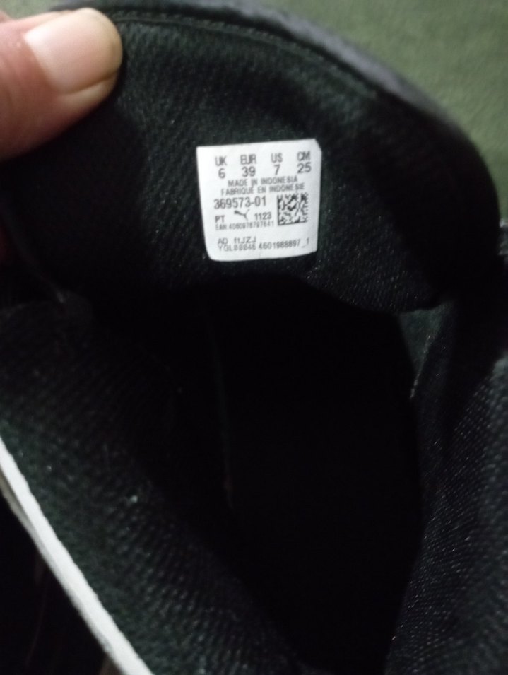 Erkek Siyah Beyaz Puma Spor Ayakkabı - Görsel 3