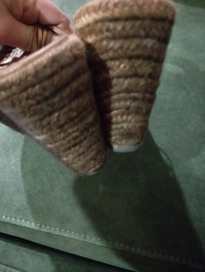 Bej Kadın Dolgu Topuklu Sandalet - Görsel 3