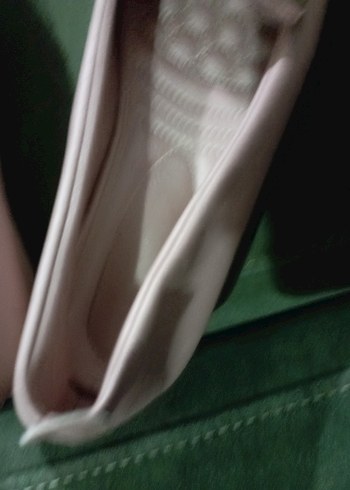 Pembe Fiyonklu Kadın Dolgu Topuk Babet - Görsel 4