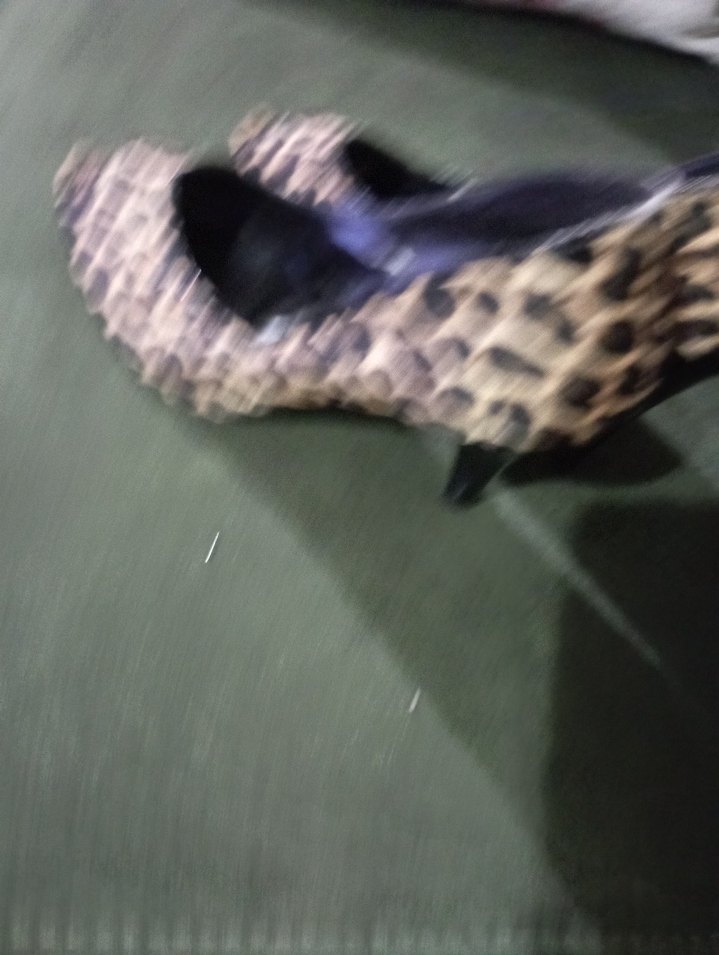 Kahverengi Leopar Desenli Topuklu Ayakkabı - Görsel 2