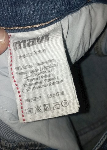 Kadın Mavi Midi Denim Pantolon - Görsel 4