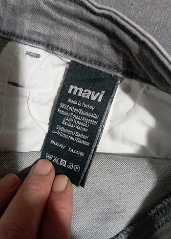 Gri Regular Fit Erkek Denim Pantolon - Görsel 6