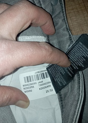Gri Regular Fit Erkek Denim Pantolon - Görsel 5