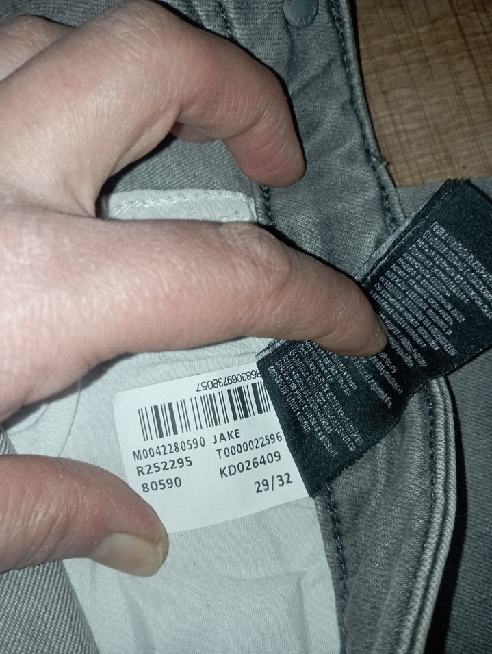 Gri Regular Fit Erkek Denim Pantolon - Görsel 5