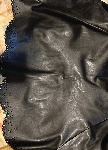 Deri kiloş etek 1 defa giyildi - Görsel 3