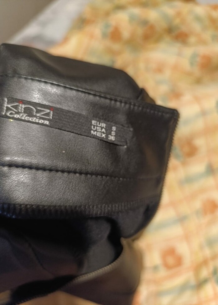 Deri kiloş etek 1 defa giyildi - Görsel 2