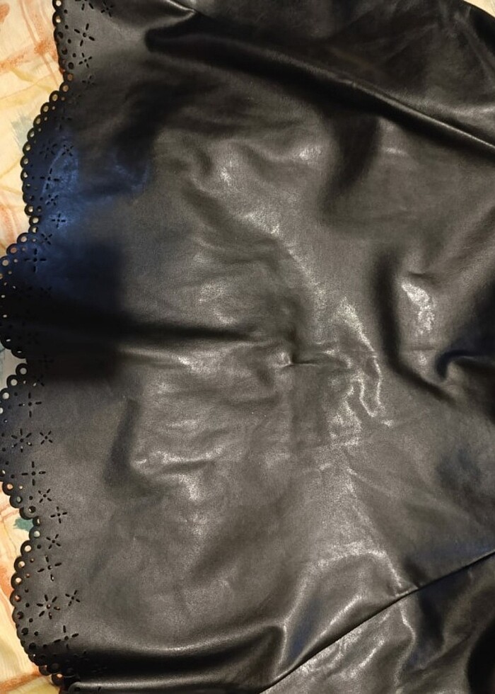 Deri kiloş etek 1 defa giyildi - Görsel 3