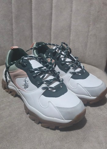U.S. Polo Assn. Kadın Beyaz Ayakkabı