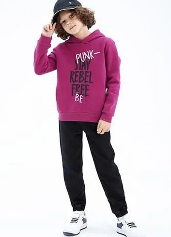 Defacto DeFacto Erkek Çocuk Kapüşonlu Sweatshirt