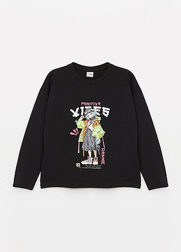 *LC Waikiki Kız Çocuk Uzun Kollu Tshirt*