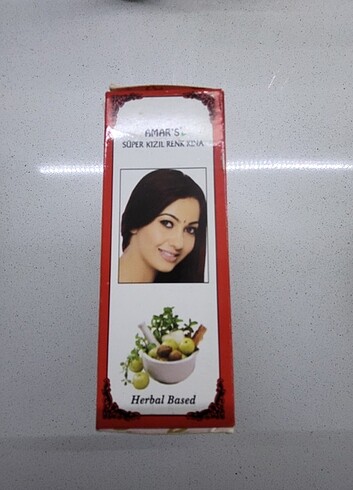 Orijinal kızıl saç boyası ve Hint kınası 7X10 gr Şase  - Görsel 3