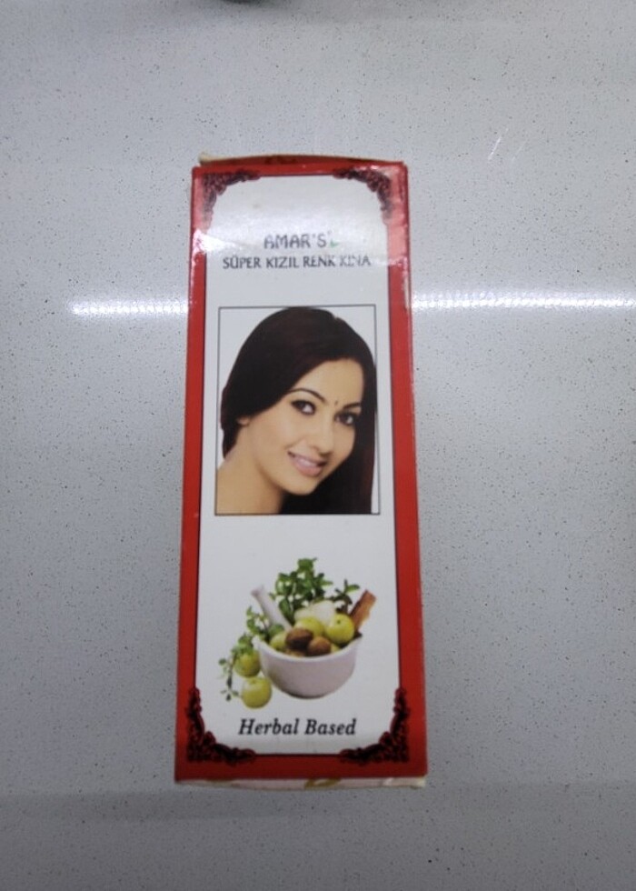 Orijinal kızıl saç boyası ve Hint kınası 7X10 gr Şase  - Görsel 3