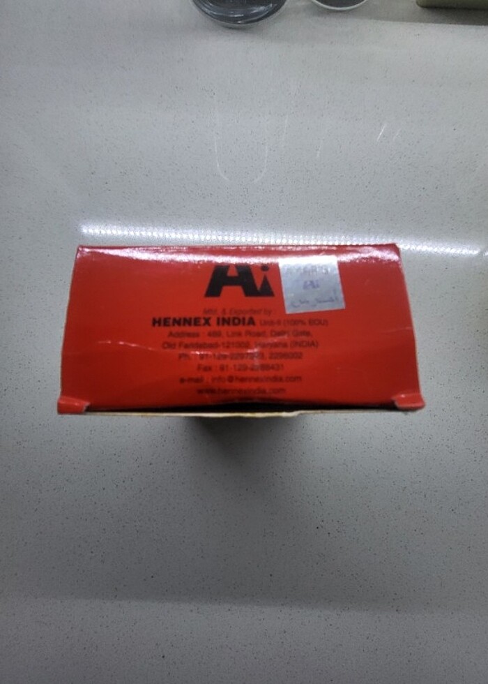 Orijinal kızıl saç boyası ve Hint kınası 7X10 gr Şase  - Görsel 2