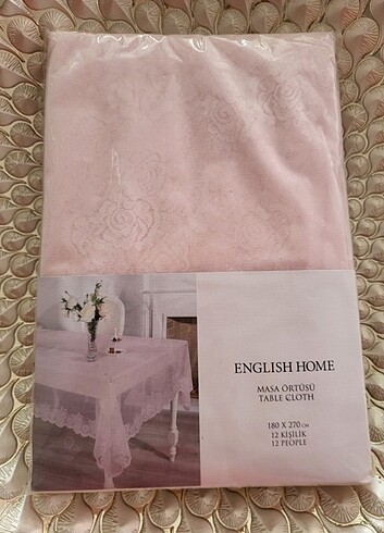 English home 12 kişilik masa örtüsü sıfır ürün