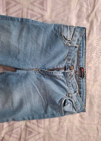 Kadın Mavi Denim Regular Fit Pantolon - Görsel 2