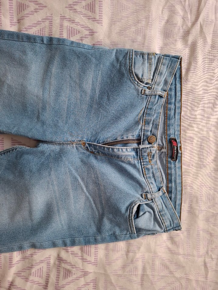 Kadın Mavi Denim Regular Fit Pantolon - Görsel 2