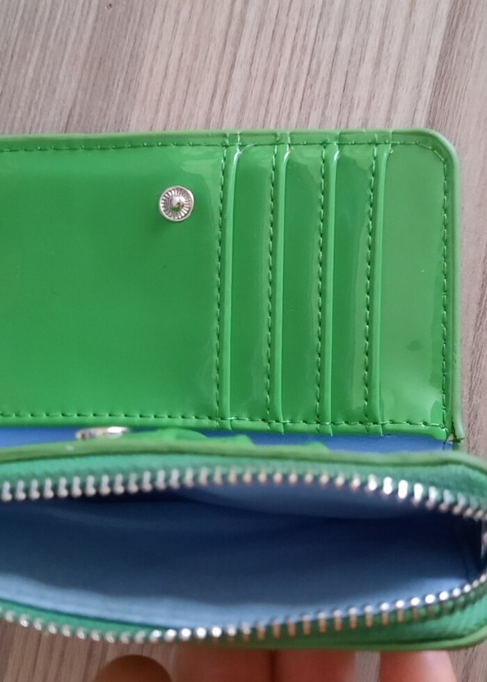 OSTRADİVARTUS orjinal marka kadın rugan cüzdan  - Görsel 3