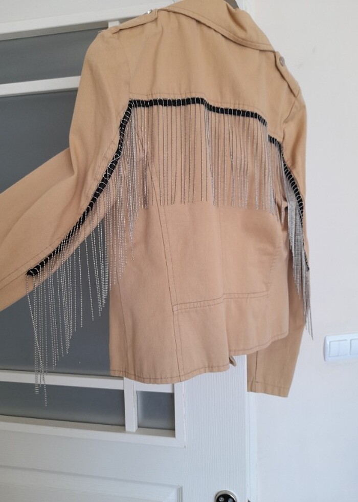 Püsküllü kısa ceket - Görsel 2