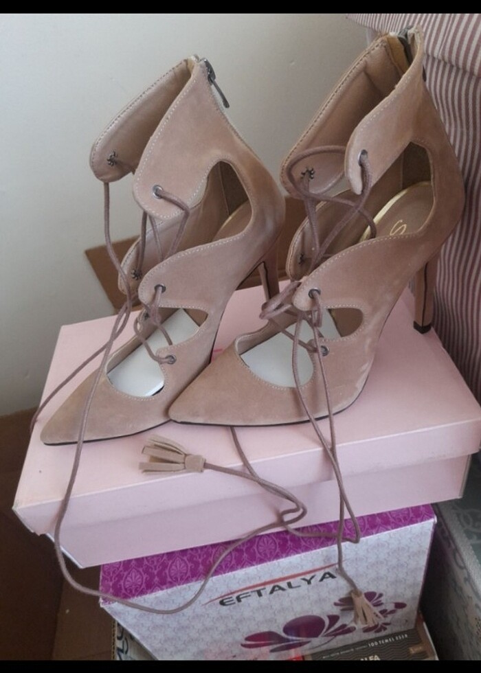 Shoes time bej ayakkabı - Görsel 2