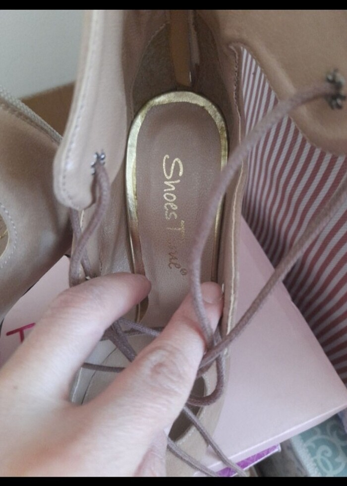 Shoes time bej ayakkabı - Görsel 3