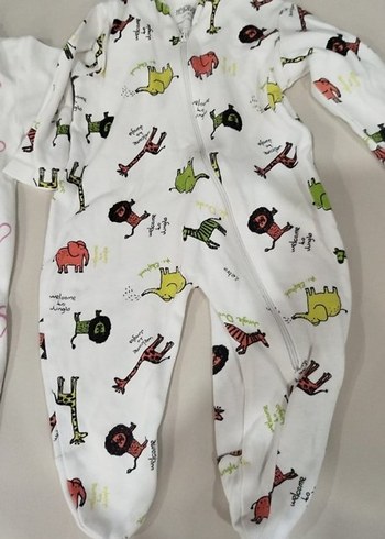 Renkli Desenli Bebek Tulumları - Görsel 3