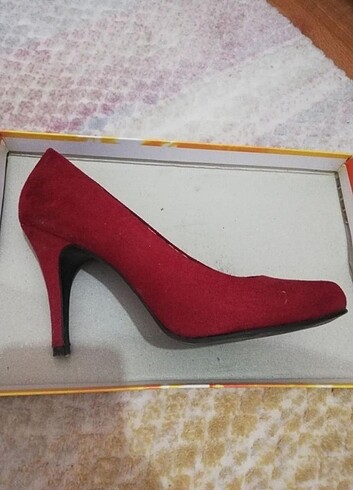 Deichmann Bordo topuklu ayakkabı