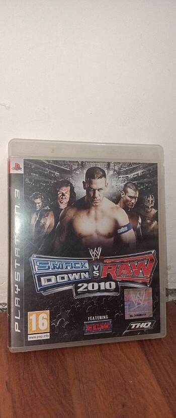 Smack Down vs Raw 2010 Playstation 3 cd orijinal. 