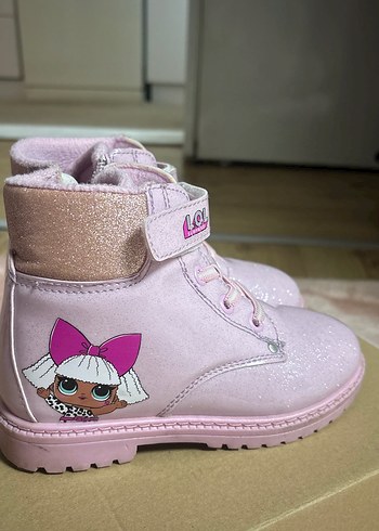 Kız Çocuk Pembe Cırtlı Bot - Görsel 2