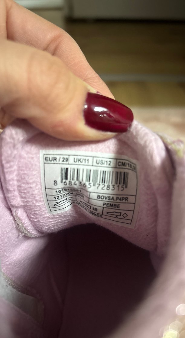 Kız Çocuk Pembe Cırtlı Bot - Görsel 4