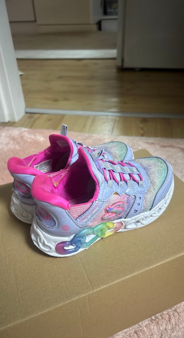 Kız Çocukları İçin Pembe Tie-Dye Sneaker - Görsel 2