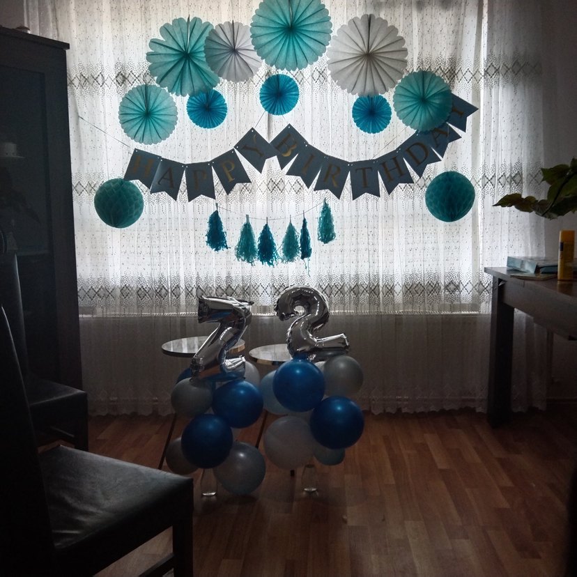 Mavi Doğum Günü Parti Süslemeleri - Görsel 3