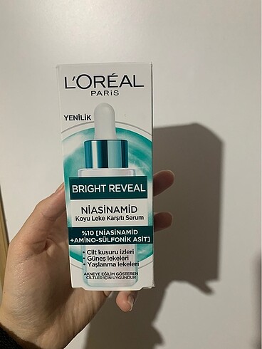 Loreal niasinamid serum- bright reveal