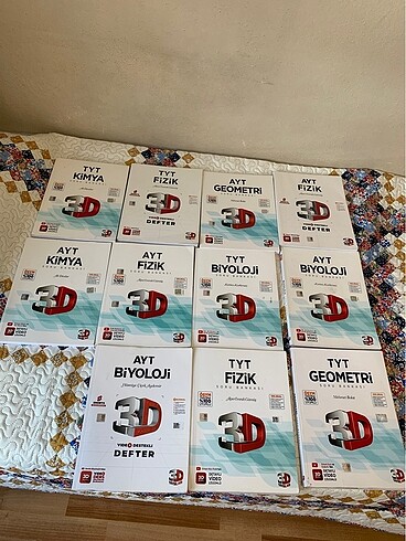 3D yayıncılık test kitapları