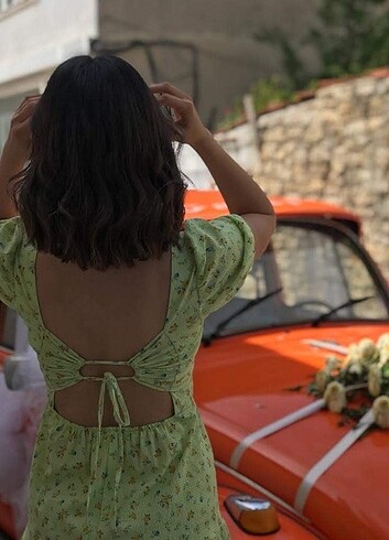Stradivarius bridgerton kısa elbise