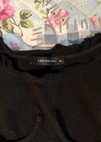Trendyol & Milla Siyah Triko Uzun Kollu Kadın Bluz