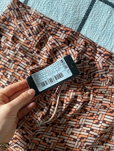 38 Beden Yüksek bel yazlık pantolon